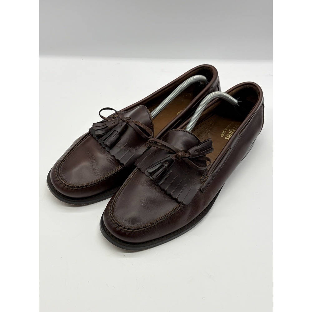 G.H. Bass Weejuns Loafers Men's Size 11.5 D Kiltie Tassel Brown Dress Shoe